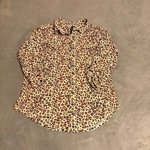 Leopard‎ Print Women's Blouse